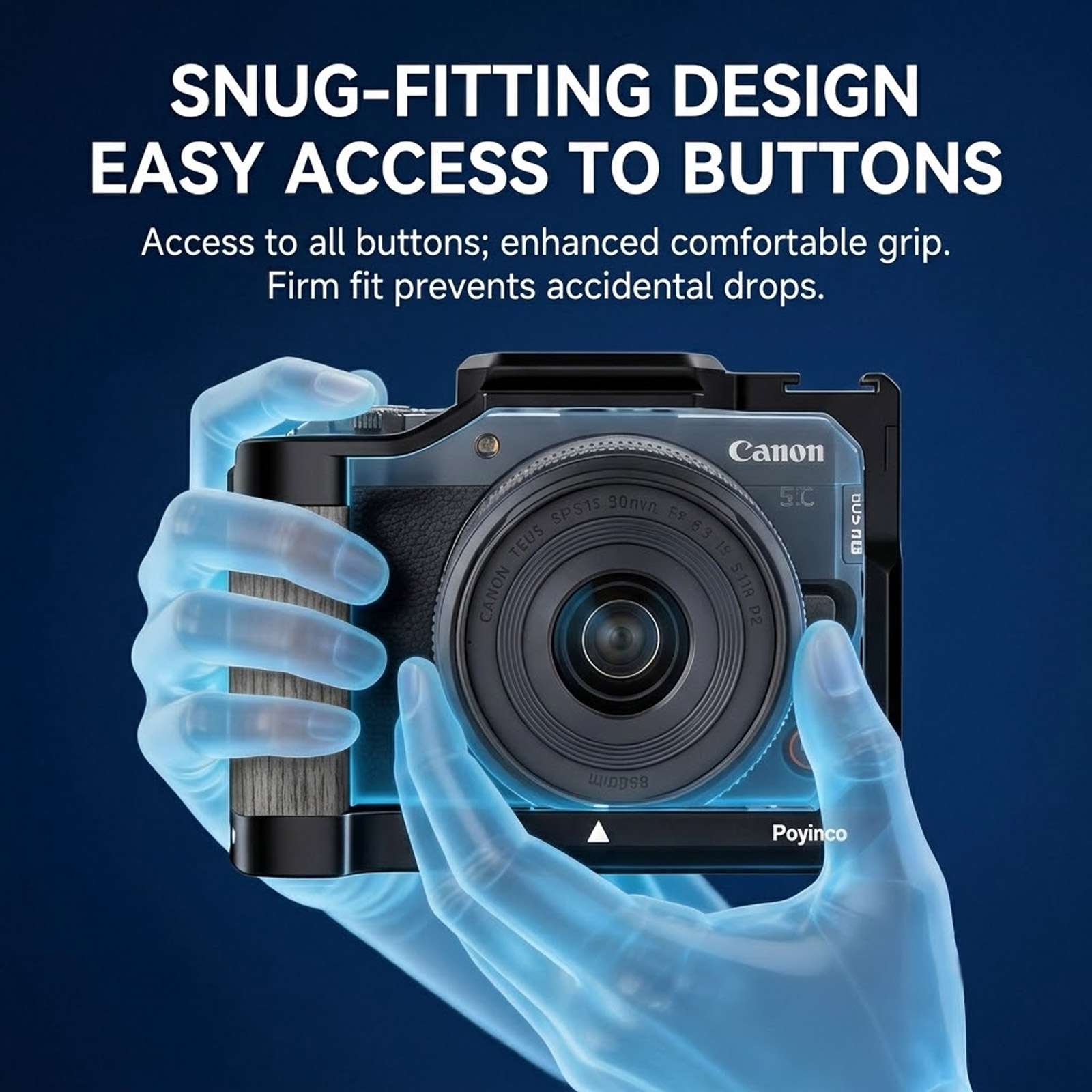 Aluminum Alloy Camera Cage for - Canon Camera Eos R50 recension och pris